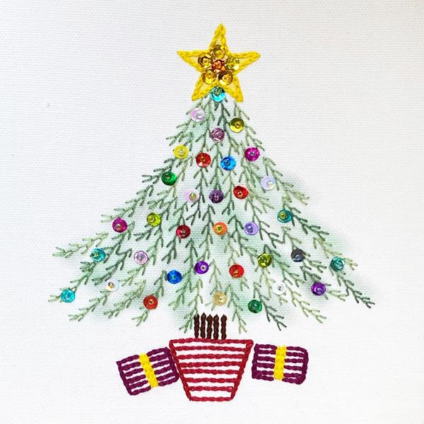 Dizzy & Creative Christmas Tree Embroidery Kit - 930036